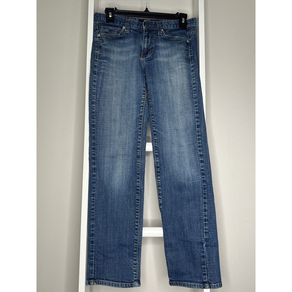 Calvin Klein Jeans Womens 4 Blue Mid-Wash Denim Mid-Rise Straight Stretch - Picture 12 of 12